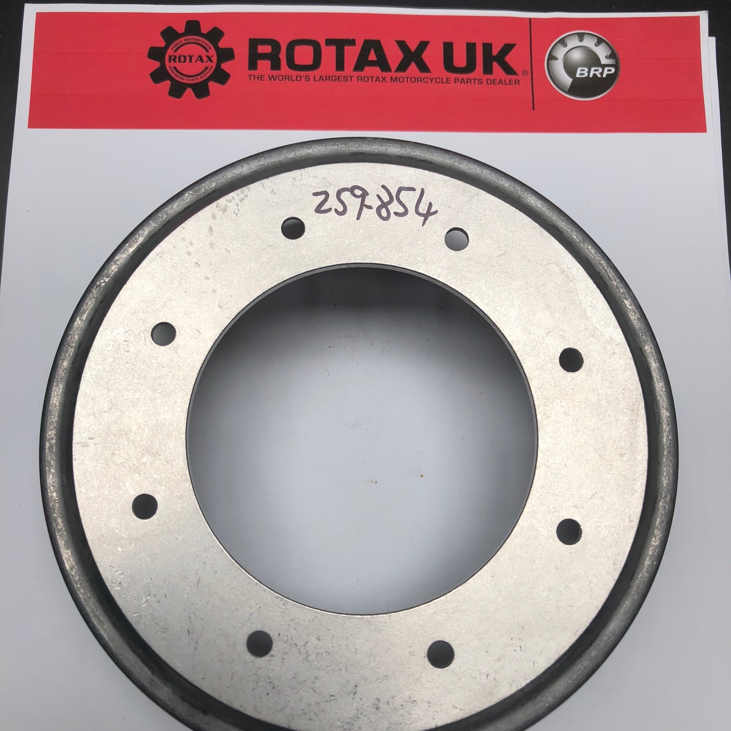 259854 - 132mm Clutch Drum - (Large) - 243340 Rivet) for engine types: 237, 257.