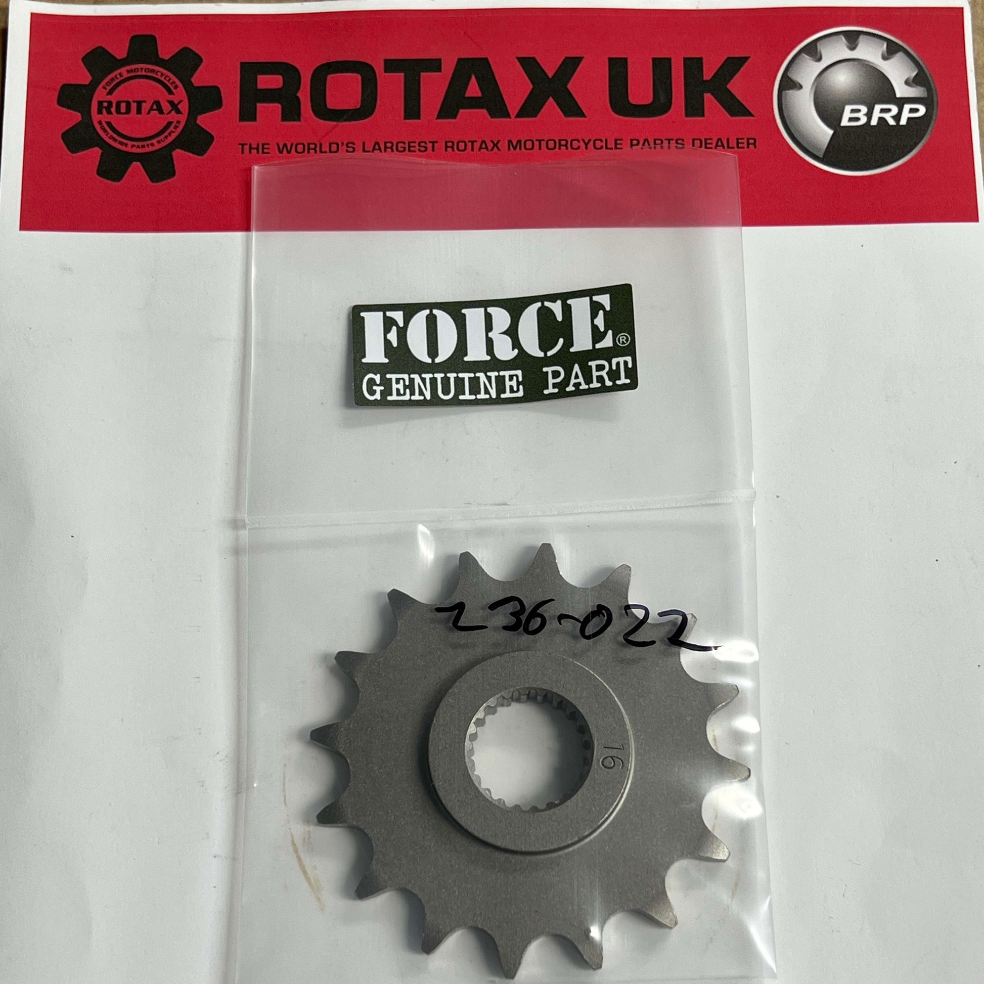 236-022 - Sprocket Front 16 Tooth