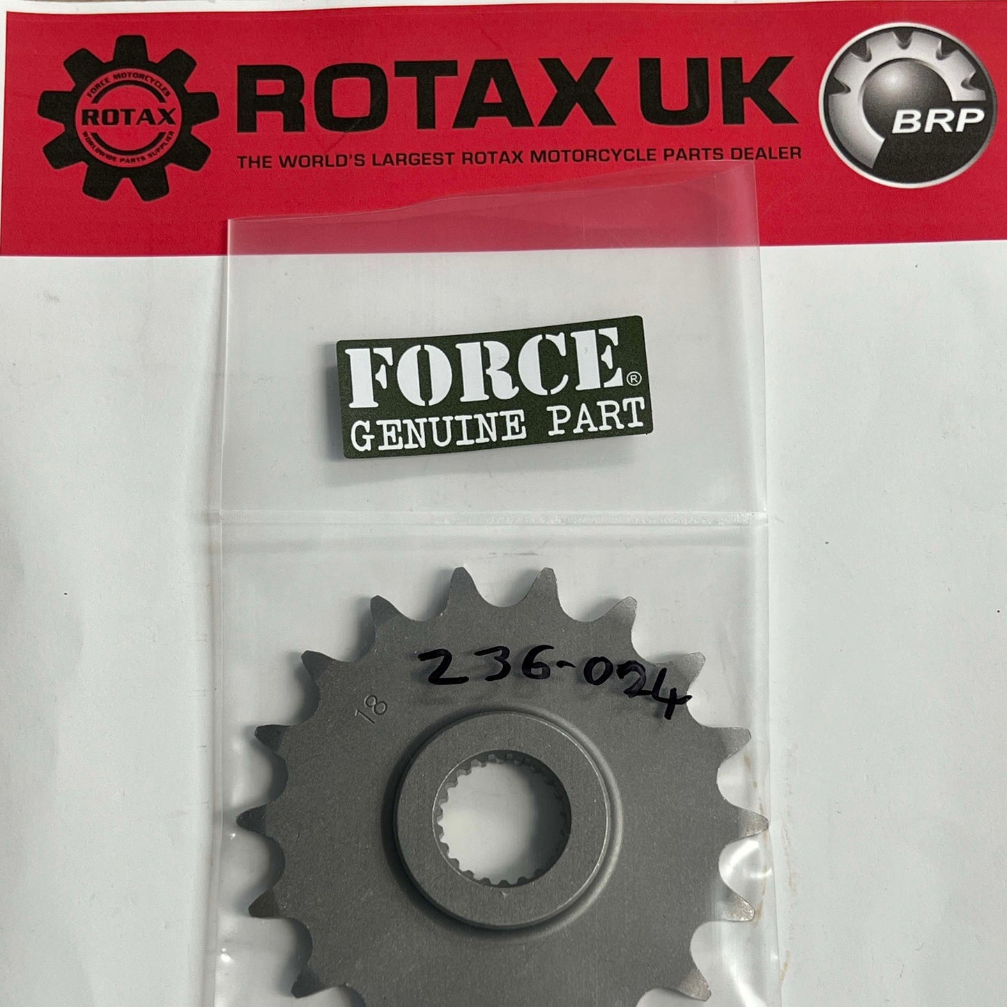 236-024 - Sprocket Front 18 Tooth